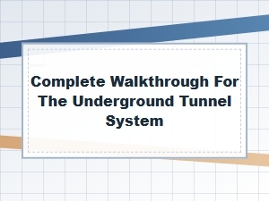 Guide to the Underground Tunnel System